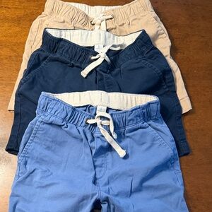 Crewcuts Kids' Shorts Trio - Blue, Navy, Tan